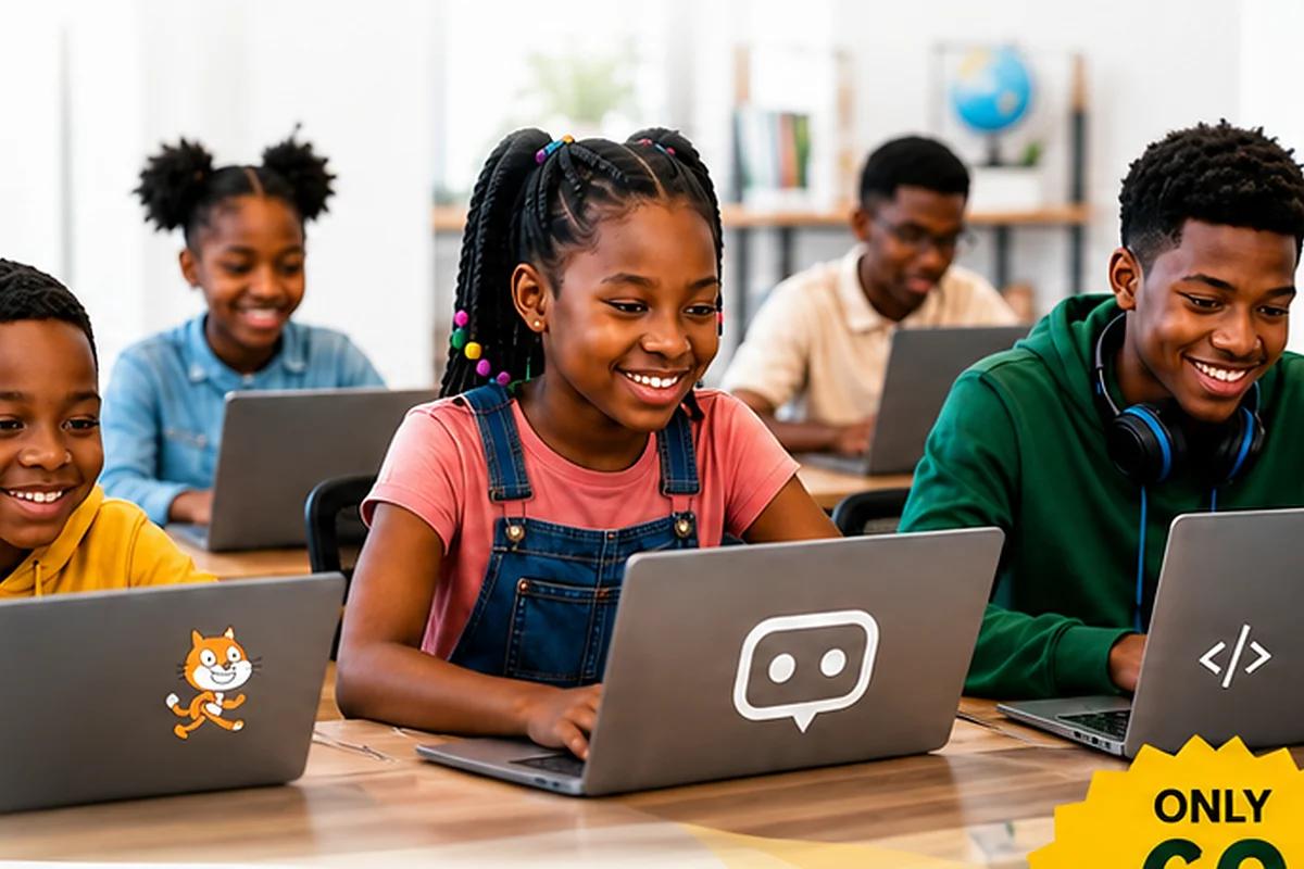 Learners taking part in the WeePrep Summer Tech & AI Classes